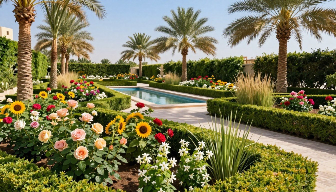 زهرة البستان لتنسيق حدائق بالرياض